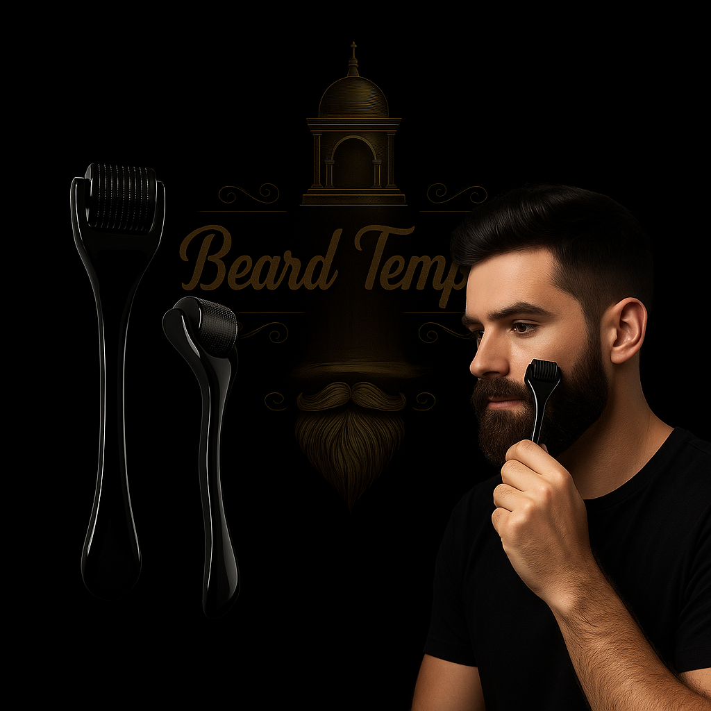 Luxury Black Titanium Derma Roller
